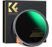 K&F CONCEPT 52mm Filtre Black-Mist 1/4 et Filtre ND2-32 sans Croix 2 en 1