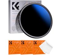 K&F CONCEPT Ø52mm Filtre ND2-2000 Variable 1-11 F-Stops Densité Neutre et 3 Chiffons de Nettoyage en Microfibre Emballé sous Vide pour Objectif Appareil Photo (K Série)