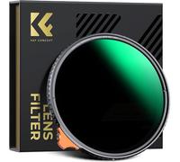 K&F CONCEPT 52mm Filtre ND2-400 Variable de Réflectivité Ultra-Faible Densité Neutre Réglable HD Nano revêtement Étanche pour Objectif Appareil Photo