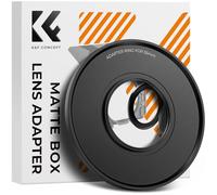 K&F CONCEPT 55mm Bague Adaptateur Anneau Compatible avec Matte Box | en aluminium,Solide,PAS compatible avec les mattes box d'autres brands,FM705