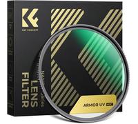 K&F CONCEPT 55mm Filtre UV Anti-Casse Anti-Choc Protection HD 8K Imperméable et Résistant aux Rayures pour Objectif Appareil Photo