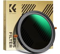K&F CONCEPT Ø58mm Filter ND2-32 Variable et Polarisant CPL 2 en 1 sans Croix Bleu X 1-5 Stops 24 Revêtements Imperméable Anti des Rayures pour Objectif Appareil Photo Numérique (D Série)