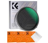 K&F Concept 58mm Filtre Black-Mist 1/8, Filtre Verre ND2-32 2 en 1, Accessoire Photographie, Chiffon de Nettoyage Effet Spécial pour Objectif Appareil Photo K Série