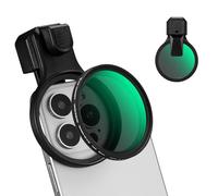 K&F CONCEPT 58mm Kit de Filtres pour Téléphone, Lentille ND2-32 à Pression, Filtre à Densité Neutre Multicouche, Compatible avec iPhone 17/16/15/14/13/12, 16/15/14/13/12 Pro et Pro Max, Samsung