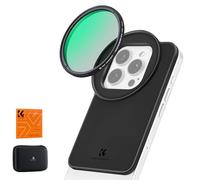 K&F Concept 6.1" Support Cadre Adaptateur Magnétique Compatible avec 67mm Filtre CPL Polarisant sur iPhone Magsafe et Sac et Chiffon