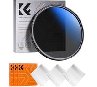 K&F Concept 62mm Filtre ND2-400 Variable True Color 1-9 Stops Densité Neutre et 3 Chiffons de Nettoyage pour Objectif Appareil Photo (Nano-Klear Série)