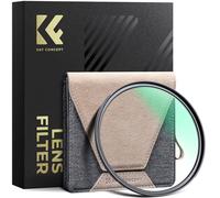 K&F CONCEPT 62mm Filtre UV en Cuivre Ultra Fin HD Imperméable Anti des Rayures avec Étui pour Objectif Appareil Photo （Nano-X Pro）