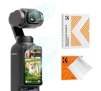 K&F CONCEPT 6PCS Protector de Lentille & Écran Compatible OSMO Pocket 4/3 | Dureté 9H Verre Trempé Ultra Clair Anti-Rayures - PF09