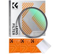 K&F CONCEPT 77mm Filtre Black Diffusion 1/2 et 3 Chiffons de Nettoyage Emballés sous Vide Black-Mist Filtre Effet Cinématique pour Objectif Appareil Photo Numérique (K-Série)