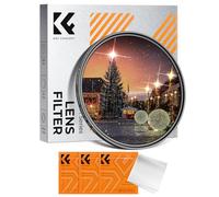 K&F CONCEPT Ø77mm Filtre Étoile 4/8 Points 2 en 1 Filtre Star Réglable Effets Spéciaux et Chiffon pour Objectif Appareil Photo (K Série)