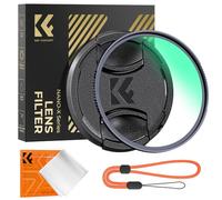 K&F CONCEPT 77mm Filtre UV Protection de Nano-X et Bouchon d'objectif et Chiffon de Nettoyage pour Appareil Photo