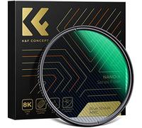 K&F Concept 82mm Blue Streak Filter Filtre Effet Anamorphique Filtre Diffusion Créatif Cinématographique HD Fin Nano-Revêtements Étanche pour Objectif