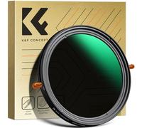 K&F Concept Ø82mm Filter ND2-32 Variable et Polarisant CPL 2 en 1 et Chiffon sans Croix Bleu X 1-5 Stops 24 Revêtements Imperméable Anti des Rayures pour Objectif Appareil Photo (D Série)
