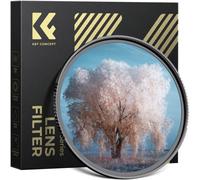 K&F CONCEPT 82mm Filtre Infrarouges 720nm IR Effet Spécial et Chiffon | pour des Expérimentations Créatives, du Paysage Surréaliste, ou du Noir et Blanc Dramatique
