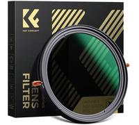 K&F Concept 86mm Filtre Polarisant et ND2-32 ND Variable sans Croix Bleu X 2 en 1 1-5 Stops 28 Revêtements de Nano-X Imperméable Anti des Rayures pour Objectif Appareil Photo