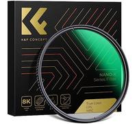K&F Concept Ø95mm Filtre Polarisant CPL True Color HD Nano-revêtement de 28 Couches Étanche Supprime Les Reflets pour Objectif Appareil Photo