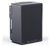 K&F CONCEPT 99Wh Batterie V Mount avec 100W Charge Rapide PD, 14.8V/6700mAh Mini Batterie V Lock avec DC/Double D-Tap/USB-C/USB-A/BP pour Camera, Caméscope, Moniteur Noir