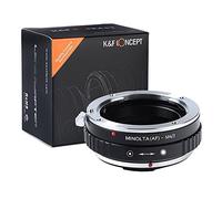 K&F CONCEPT Adaptateur de Monture d'objectif Compatible avec Les objectifs à Monture Minolta (AF) pour boîtiers d'appareils Photo Micro 4/3 AF-M4/3