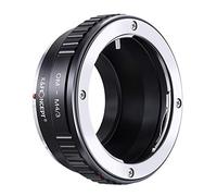 K&F CONCEPT Adaptateur de Monture pour Objectif compatibile Con Olympus Om à Caméra Micro 4/3 Adaptateur pour Appareil Photo Micro 4/3 Bague d'adaptation Noir en Métal