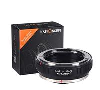 K&F CONCEPT Adaptateur de Monture pour Objectif Konica à Caméra Micro 4/3 Adaptateur pour Appareil Photo Micro 4/3 Bague d'adaptation Noir en Métal