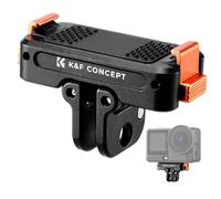 K&F CONCEPT Adaptateur Magnétique à Déverrouillage Rapide Compatible avec DJI Osmo Nano/Action 6, Support d'Extension avec Trou de Vis 1/4, Connecteur Pliable/Boucle à Déverrouillage Rapide
