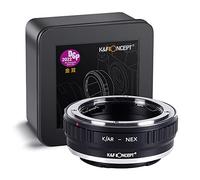 K&F CONCEPT Adaptateur Objectif pour Monter Objectif Konica AR à Caméra compatibile Con Sony NEX comme compatibile Con Sony NEX-3 NEX-3C NEX-5 NEX-5C NEX-5N NEX-5R NEX-6 NEX-7 NEX-VG10 en métal