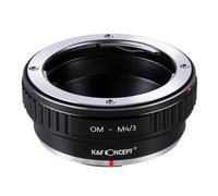 K&F Concept Adaptateur Pour Objectif Olympus OM Sur M43 MFT, Monture Caméra