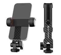 K&F Concept Adaptateur de trépied pour téléphone Portable avec 2 Chaussures Froides, Adaptateur de trépied pour Smartphone, Support de téléphone Portable pour iPhone 15/14/13, Samsung, Xiaomi, Xgody