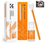 K&F Concept APSC 16 for Camera Sensor APS-C Sensor Swabs 6 x 16 mm Cleaning Kit (No Dust and Vacuum Packed) + Special Sensor Cleaner 20 ML
