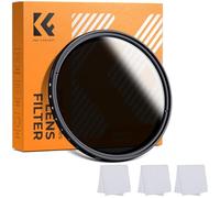 K&F Concept B-Series ND2-ND400 Filtre ND variable à densité neutre réglable ND2 ND4 à ND400 avec chiffon de nettoyage en microfibre pour objectifs d'appareil photo, photographie et vidéo 67 mm