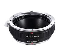 K&F CONCEPT Bague Adaptation Objectif Compatible avec Objectif compatibile Con Canon EF/EF-S vers Boîtier M4/3, EOS-M4/3