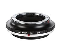 K&F CONCEPT Bague Adaptation Objectif Lens Mount Adapter Anneau pour Monter l'objectif compatibile Con Olympus Om sur Boîtier de la Fuji GFX