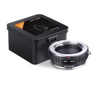 K&F CONCEPT Bague adaptatrice pour Monter Objectif compatibile Con compatibile Con MINOLTA MD à Caméra Micro M4/3 Noir en Métal