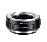 K&F CONCEPT Bague d’Adaptation Compatible avec Utiliser Objectifs compatibile Con compatibile Con MINOLTA MD sur Appareils Photo L, Bague Adaptatrice Manuelle MD-L