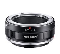 K&F CONCEPT Bague d’Adaptation Compatible avec Utiliser Objectifs compatibile Con CONTAX/compatibile Con Yashica sur Appareils Photo L, Bague Adaptatrice Manuelle C/Y-L