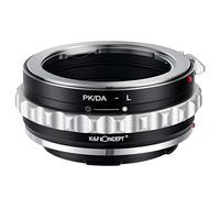 K&F CONCEPT Bague d’Adaptation Compatible avec Utiliser Objectifs compatibile Con PENTAX K(PK/DA) sur Appareils Photo L, Bague Adaptatrice Manuelle PK/DA-L