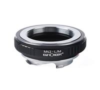 K&F CONCEPT Bague d'Adaptation Lens Mount Adapter Anneau pour Monter l’Objectif de 42mm M42 Mount au Boîtier de Caméra L/M M42-L/M