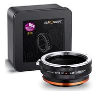 K&F CONCEPT Bague d'Adaptation Manuelle Compatible avec Utiliser Objectifs compatibile Con Canon EOS EF EF-S sur Appareils Photo compatibile Con Sony E de Version IV EOS-NEX (Non Automatique)