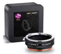K&F CONCEPT Bague d'adaptation Manuelle Compatible avec Utiliser Objectifs compatibile Con Canon EOS EF EF-S sur Appareils Photo compatibile Con Sony E de Version IV EOS-M4/3