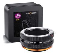 K&F Concept Bague d'adaptation Manuelle Compatible avec Utiliser Objectifs Pentax K AF sur Appareils Photo Sony E de Version IV PK-E