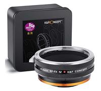 K&F Concept Bague d'adaptation Manuelle Utiliser Objectifs Compatible avec Canon EF sur Compatible avec Fujifilm X de Version IV EF-FX