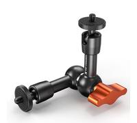 K&F CONCEPT Bras Magique 6 Pouces / 15 cm avec Vis 1/4", Rotule 360°, Magic Arm Articulé pour Moniteur, LED, Webcam - Charge 2KG