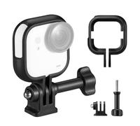 K&F CONCEPT Cage d'extension Compatible avec Insta360 Go Ultra, Kit de Support avec Adaptateur Filetage 1/4" pour trépied, Perche Selfie, vélo, Voiture, Casque et mentonnière