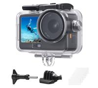 K&F CONCEPT Caisson étanche Compatible avec DJI Osmo Action 6, Coque de Protection étanche jusqu'à 60 m/196 Pieds, Caisson avec Sabot Froid, Caisson de plongée avec Insert antibuée