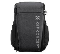 K&F Concept Caméra 25LSacs Appareil Photo, Alpha Sac à Dos Air pour Photographes Grande Capacité avec Housse de Pluie, Gris