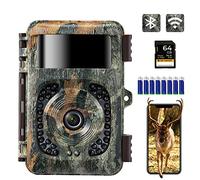 K&F Concept Caméra de chasse 4 K 48 MP WiFi Transmission téléphone portable Caméra de chasse avec détecteur de mouvement Vision nocturne 0,2 s LED No Glow IP66 Angle de détection 120° Caméra de chasse