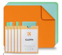 K&F CONCEPT Chiffons de Nettoyage en Microfibre, Chiffons Microfibre, Chiffon Lunettes de Vue Lunettes, Appareils Photo, Casques VR/AR, Tablettes, Lentilles et Écrans, 6 PCS, 15 x 18 cm