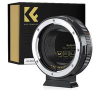 K&F CONCEPT compatibile Con Canon Auto EF/EF-S vers EOS R Adaptateur Métal avec Autofocus avec étui de Protection