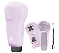 K&F CONCEPT Coque de Protection Compatible avec Pocket 4P | Adaptation précise compatible avec DJI Pocket 4P,antichoc,avec doublure douce,2 compartiments (filtre+grand angulaire),Violet