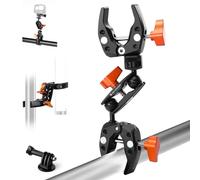 K&F CONCEPT Double Super Clamp avec Bras Magique Double Rotule 360°